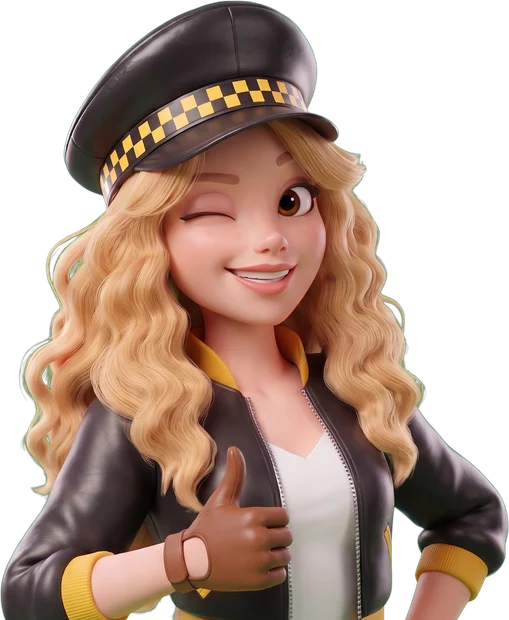 Illustration: Victoria giving a thumbs up